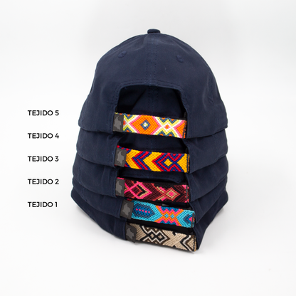 GORRA ORÍGENES AZUL - FRENTE DURO