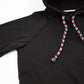 HOODIE NEGRO UNISEX SANARA MAÑANA - RESPIRAR