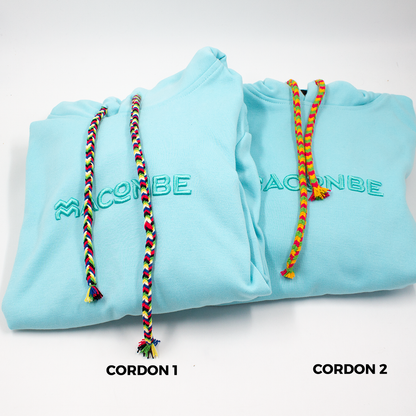 HOODIE UNISEX ORÍGENES CELESTE
