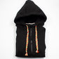 HOODIE CREMALLERA NEGRO UNISEX SANARA MAÑANA - DETALLES