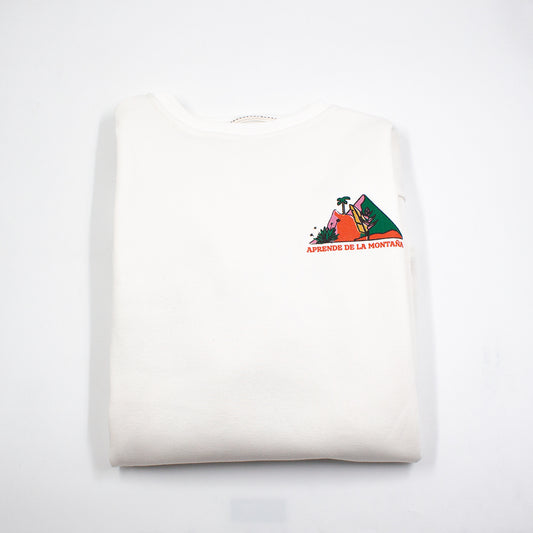 CREWNECK CREMA UNISEX SANARA MAÑANA - RESPIRAR