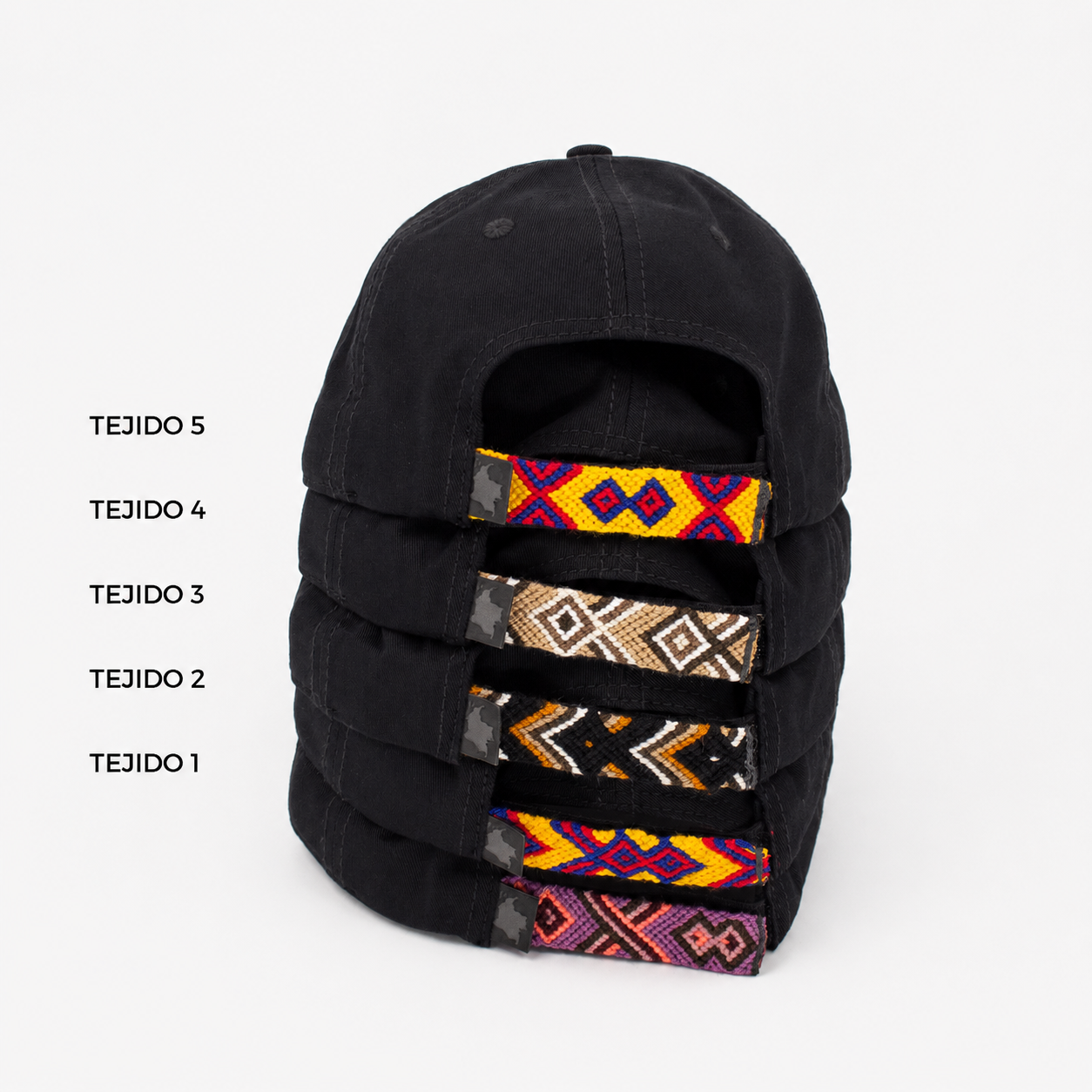 GORRA ORÍGENES NEGRO - FRENTE DURO