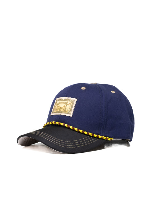 GORRA MENSAJEROS ESTAMPILLA DORADA - FRENTE DURO