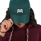 GORRA ORÍGENES VERDE BOTELLA - FRENTE DURO