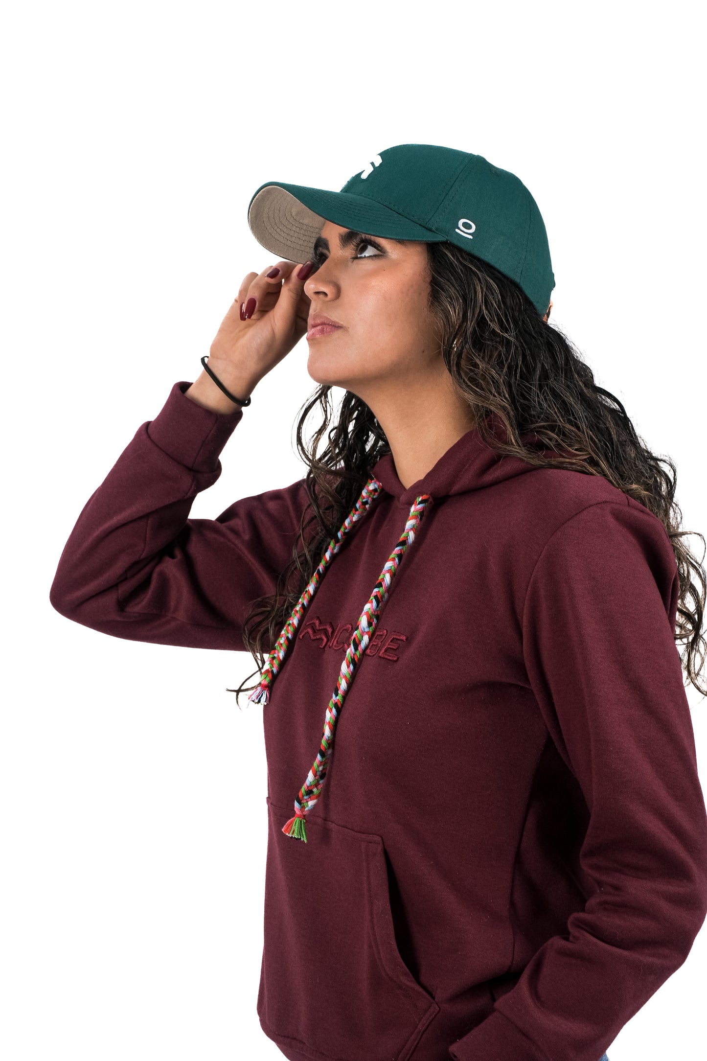 GORRA ORÍGENES VERDE BOTELLA - FRENTE DURO