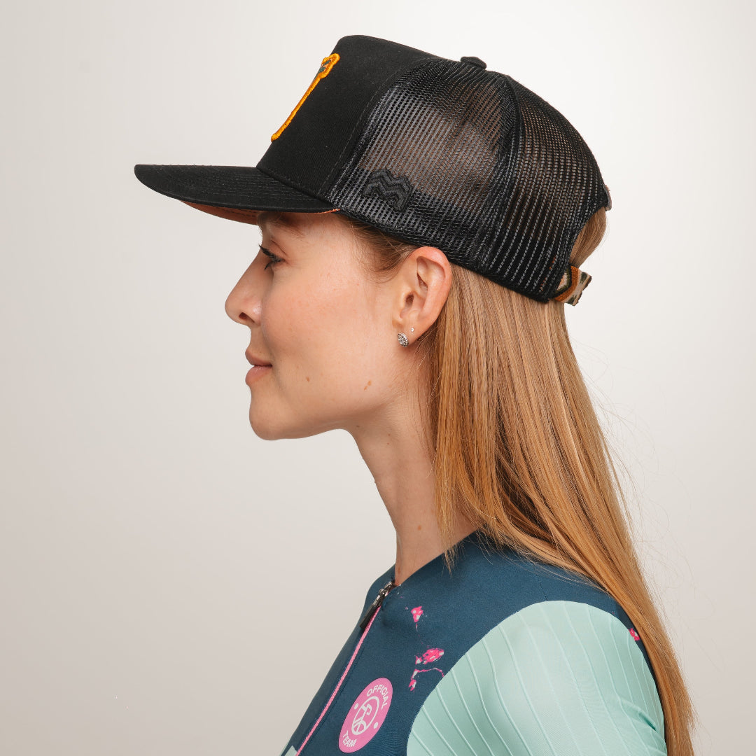 GORRA TRUCKER COLOMBIA EN 2 RUEDAS ALTO DE PALMAS - FRENTE DURO
