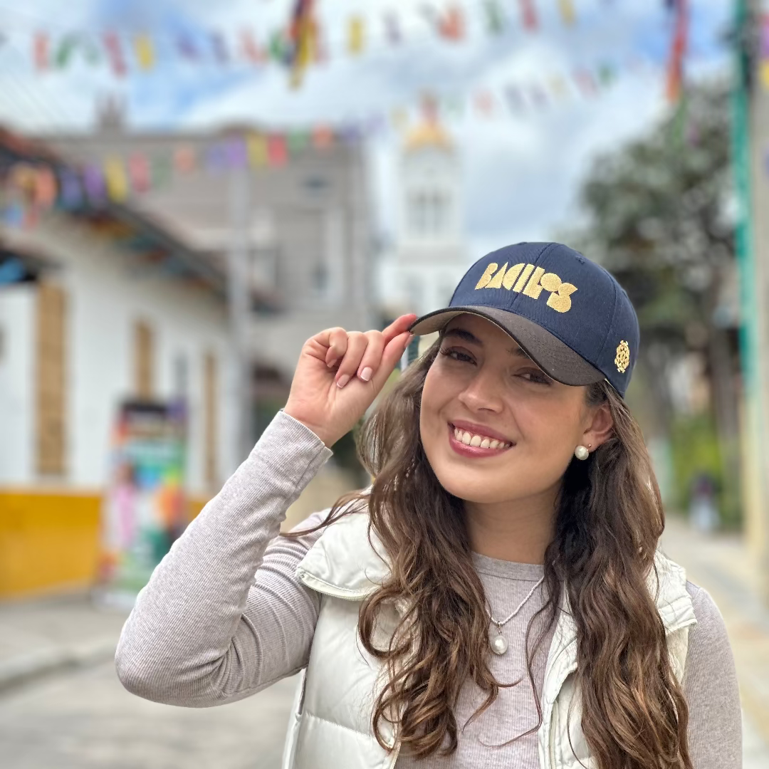GORRA BACILOS by MACONBE AZUL OSCURO - FRENTE DURO