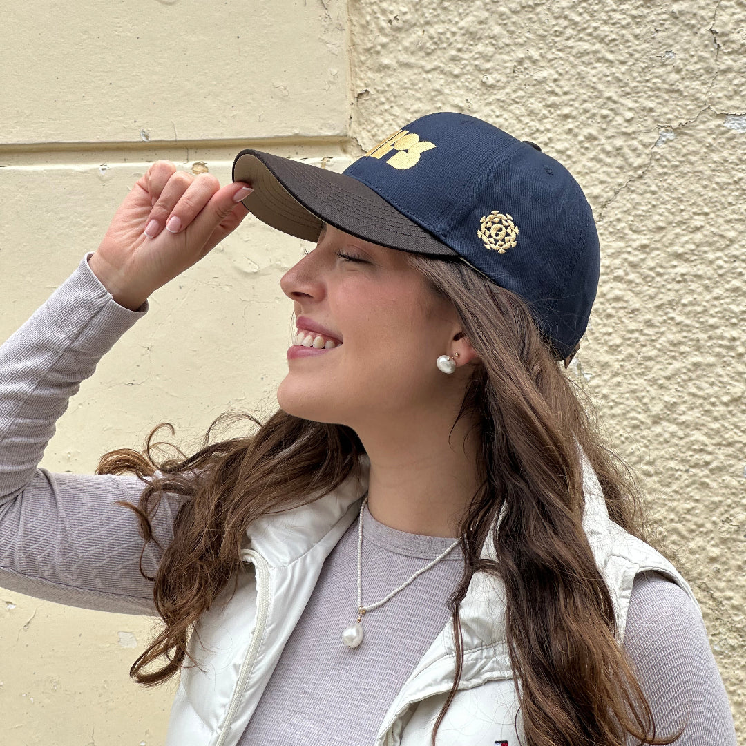 GORRA BACILOS by MACONBE AZUL OSCURO - FRENTE DURO