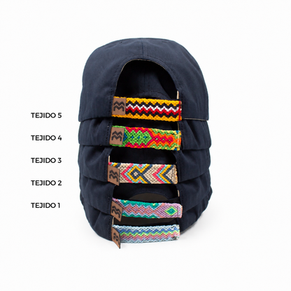 GORRA BACILOS by MACONBE AZUL OSCURO - FRENTE DURO