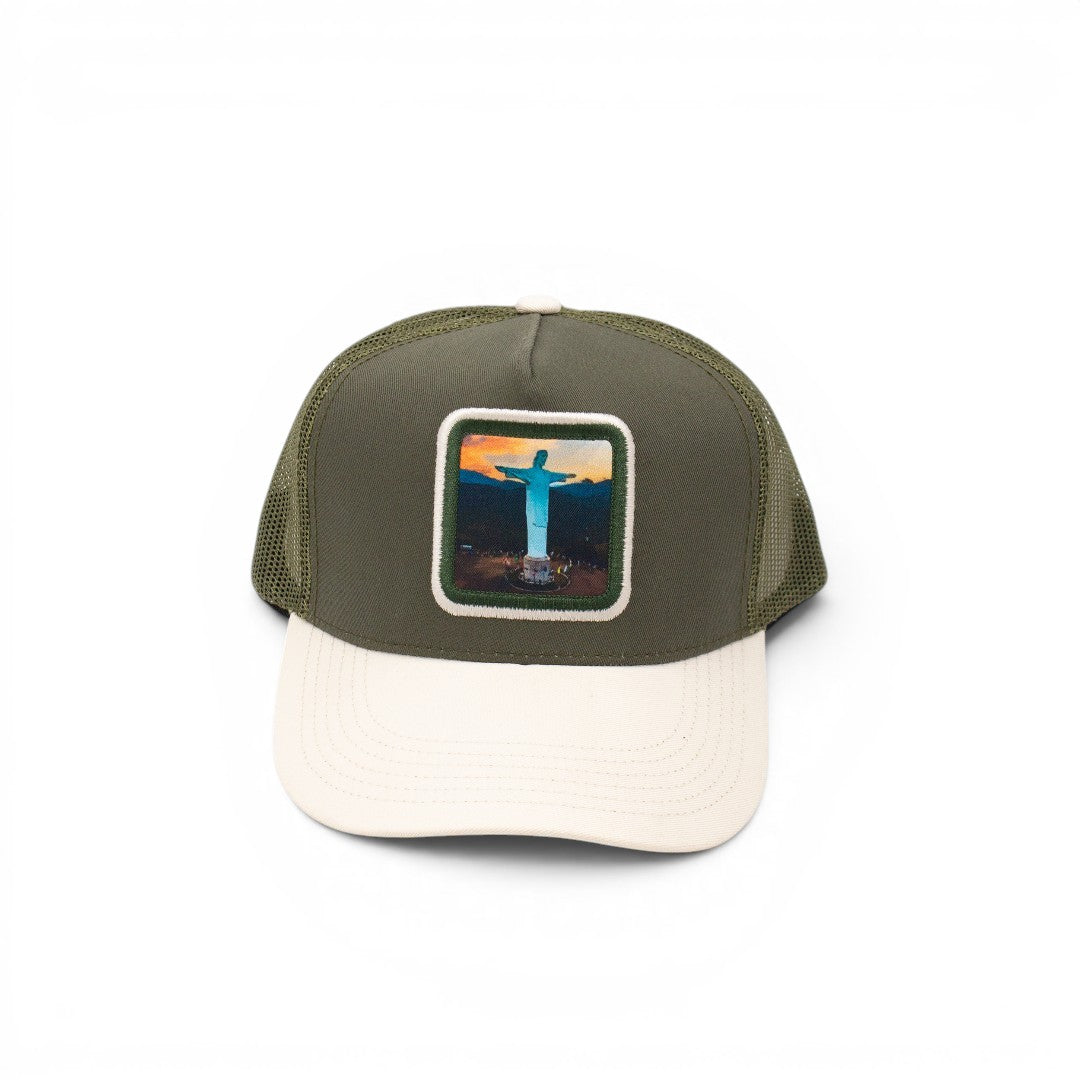 GORRA TRUCKER ESTO ES COLOMBIA CALI - FRENTE DURO