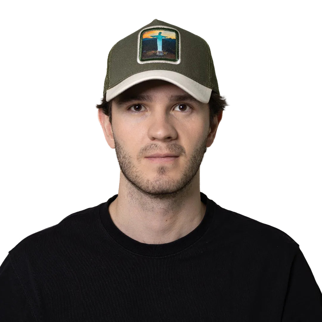 GORRA TRUCKER ESTO ES COLOMBIA CALI - FRENTE DURO
