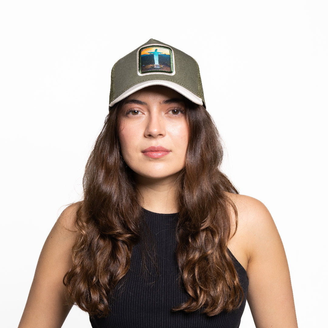 GORRA TRUCKER ESTO ES COLOMBIA CALI - FRENTE DURO