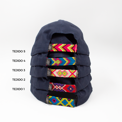 GORRA ORÍGENES AZUL - FRENTE DURO
