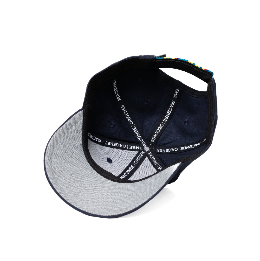 GORRA ORÍGENES AZUL - FRENTE DURO