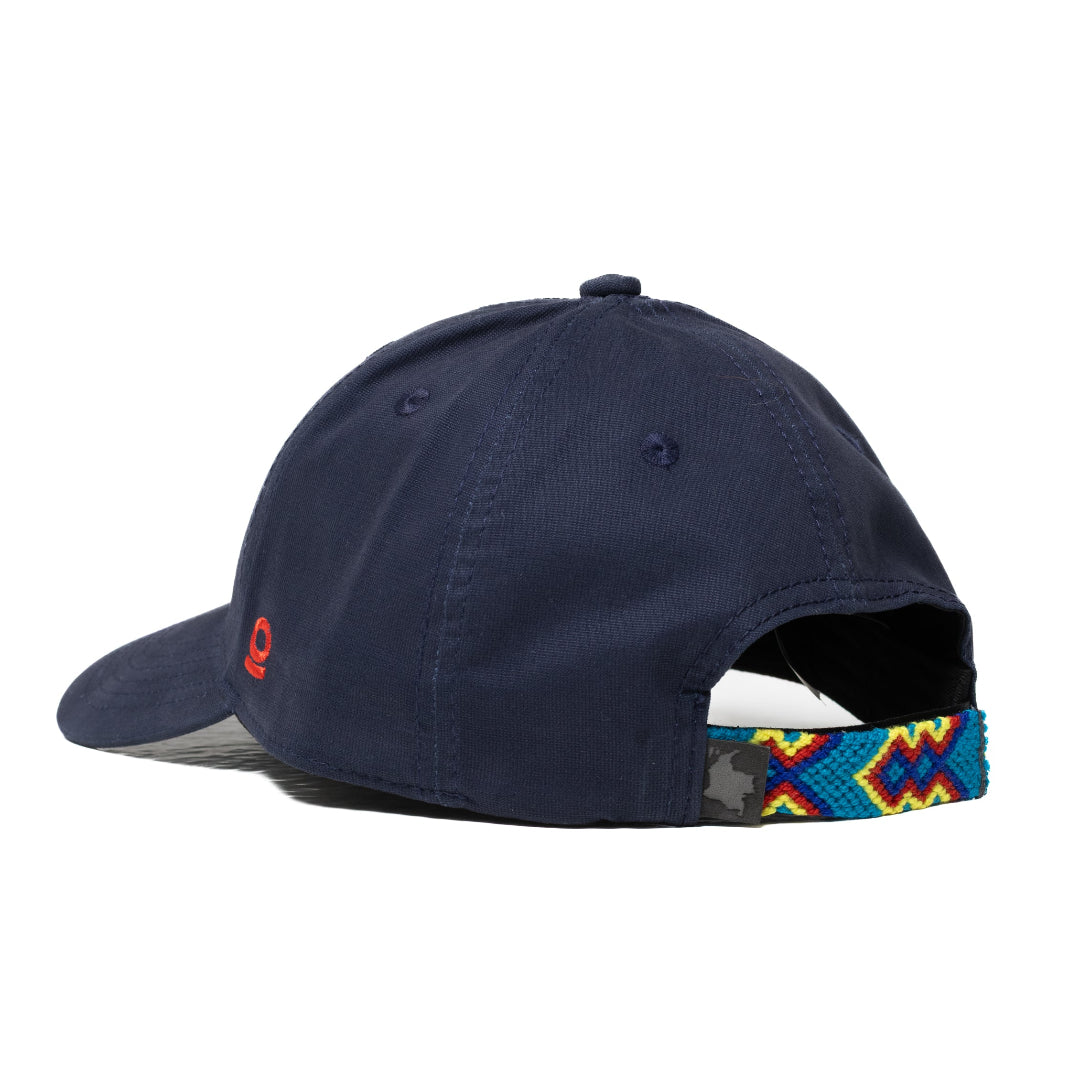 GORRA ORÍGENES AZUL - FRENTE DURO