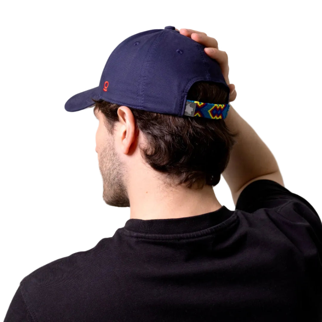 GORRA ORÍGENES AZUL - FRENTE DURO