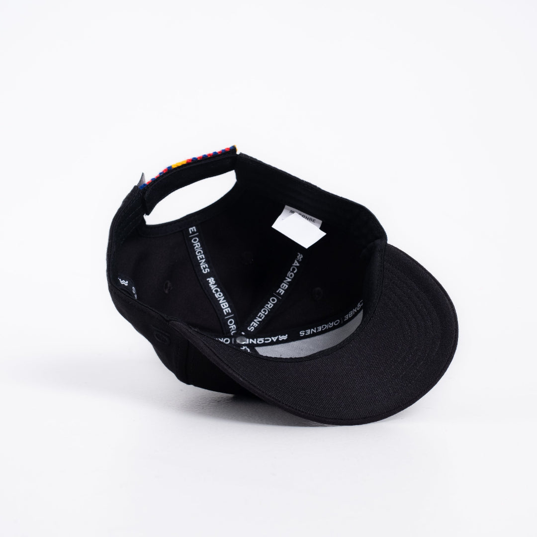 GORRA ORÍGENES NEGRO - FRENTE DURO