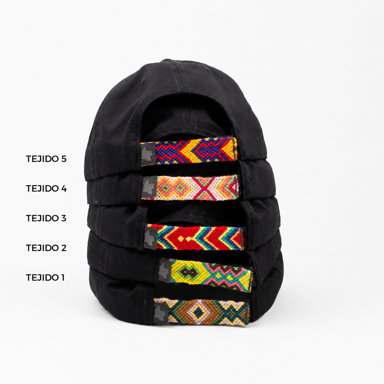 GORRA ORÍGENES NEGRO - FRENTE DURO