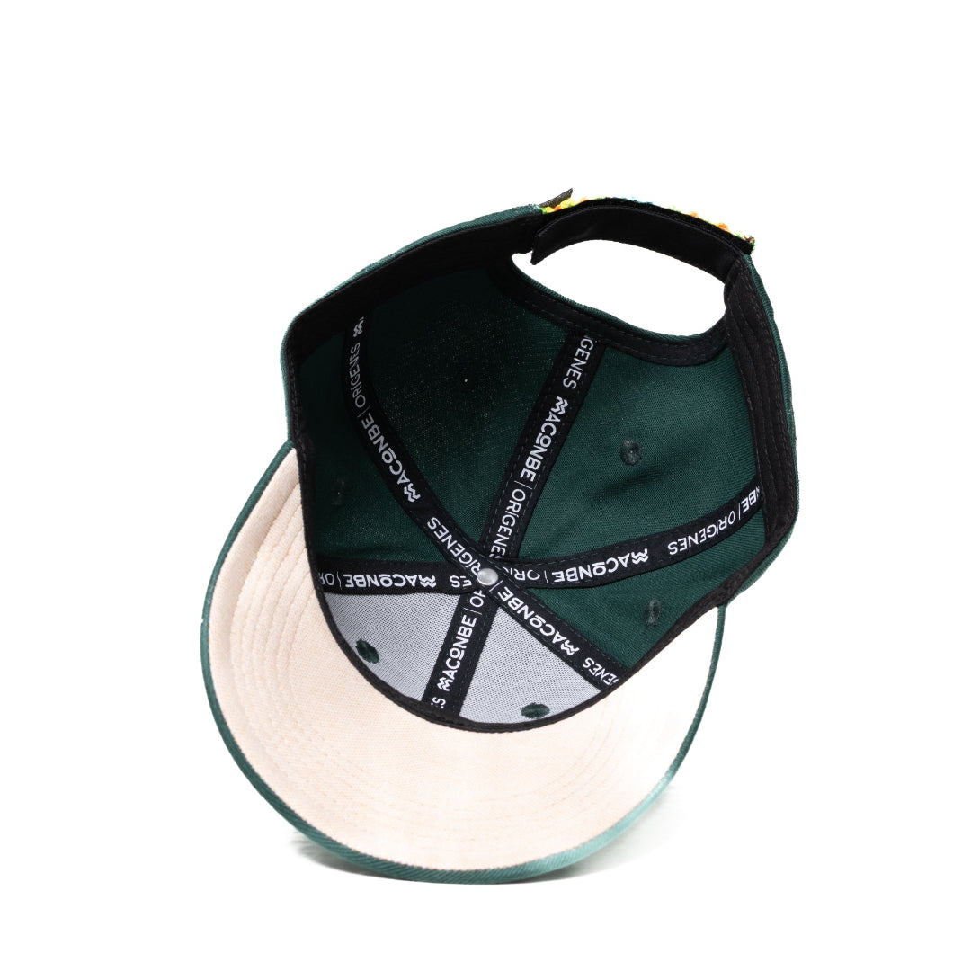 GORRA ORÍGENES VERDE BOTELLA - FRENTE DURO