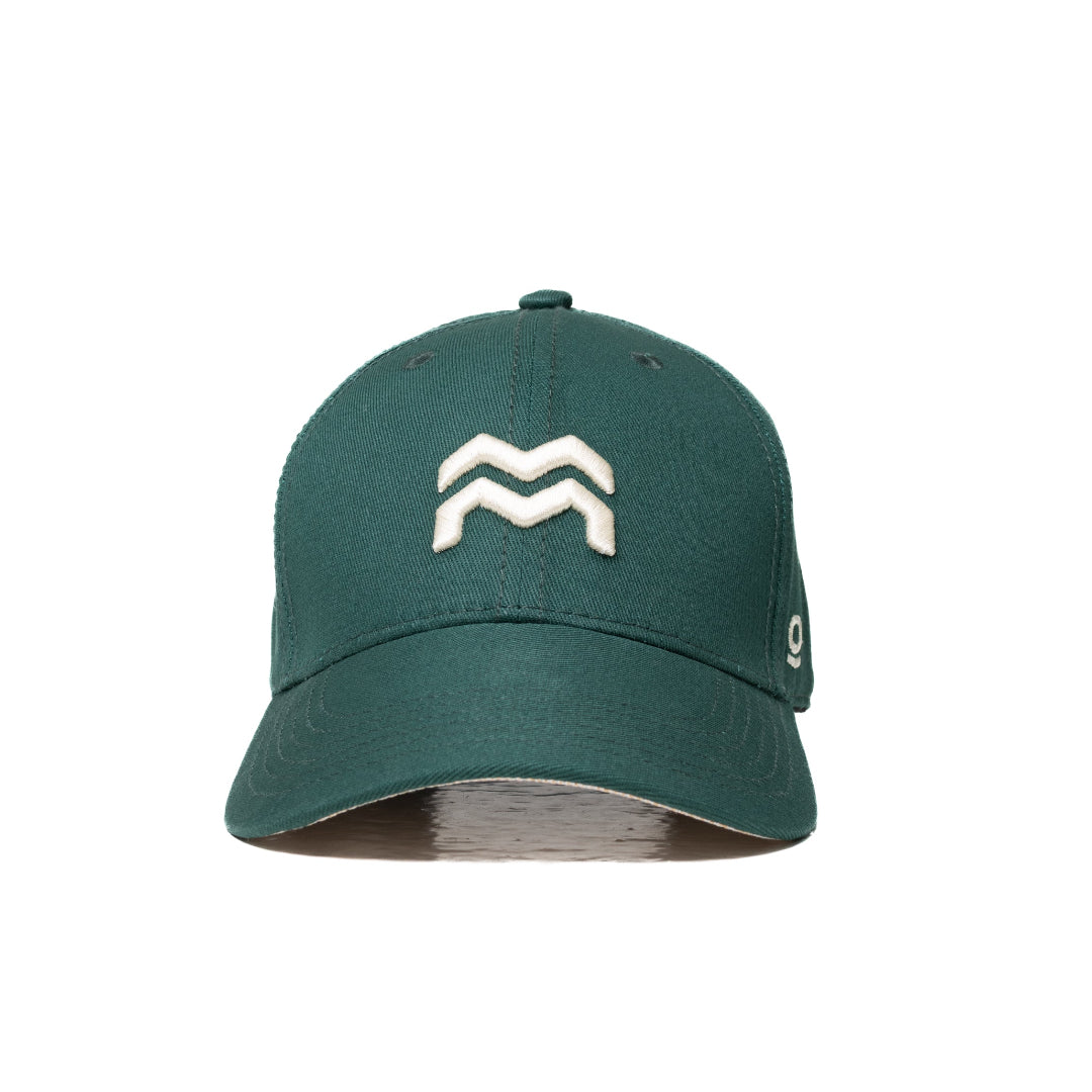 GORRA ORÍGENES VERDE BOTELLA - FRENTE DURO