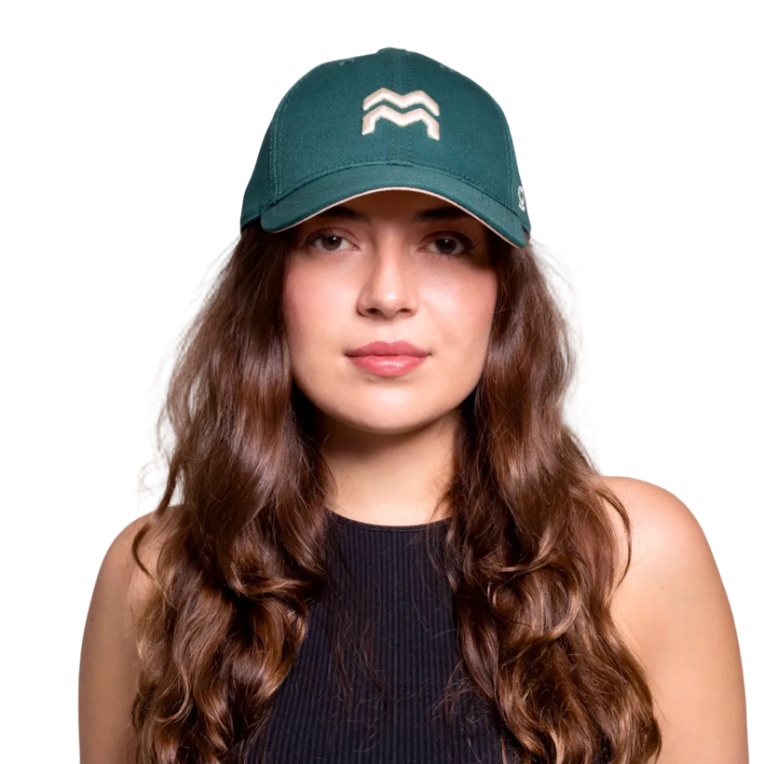 GORRA ORÍGENES VERDE BOTELLA - FRENTE DURO