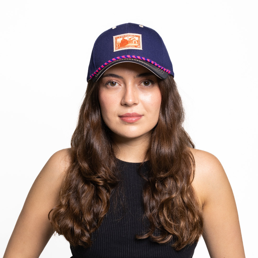 GORRA MENSAJEROS ESTAMPILLA ROJO - FRENTE DURO