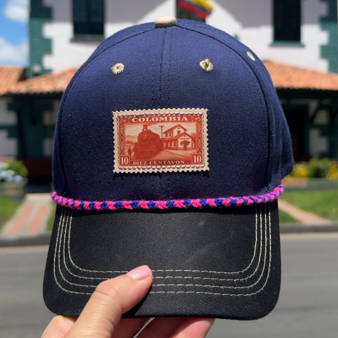 GORRA MENSAJEROS ESTAMPILLA ROJO - FRENTE DURO