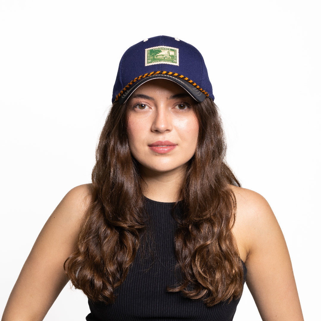 GORRA MENSAJEROS ESTAMPILLA VERDE - FRENTE DURO