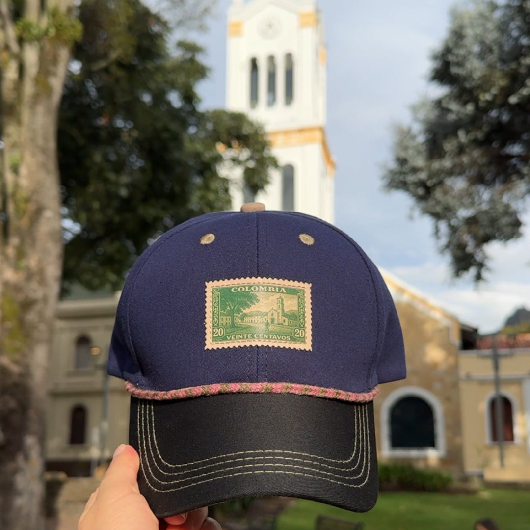 GORRA MENSAJEROS ESTAMPILLA VERDE - FRENTE DURO
