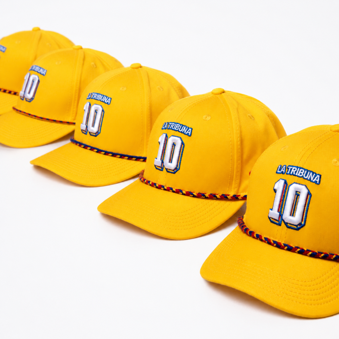 GORRA LA TRIBUNA AMARILLA - FRENTE DURO
