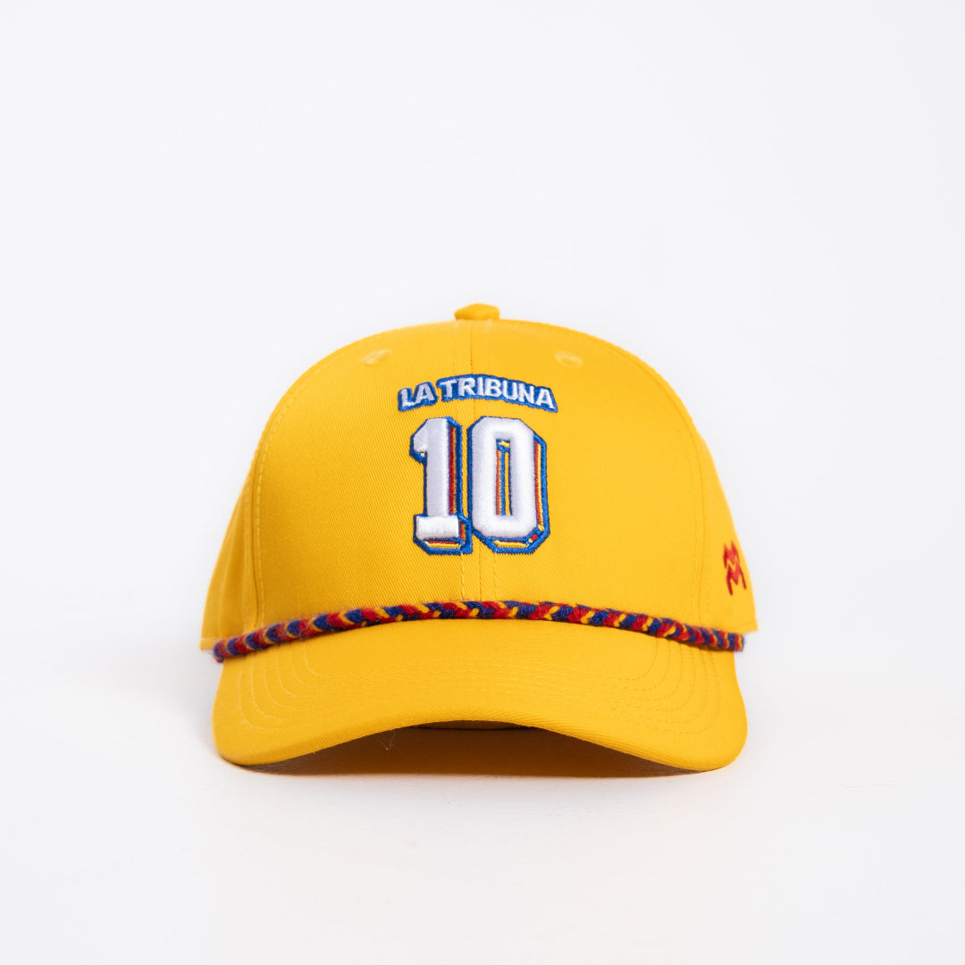 GORRA LA TRIBUNA AMARILLA - FRENTE DURO