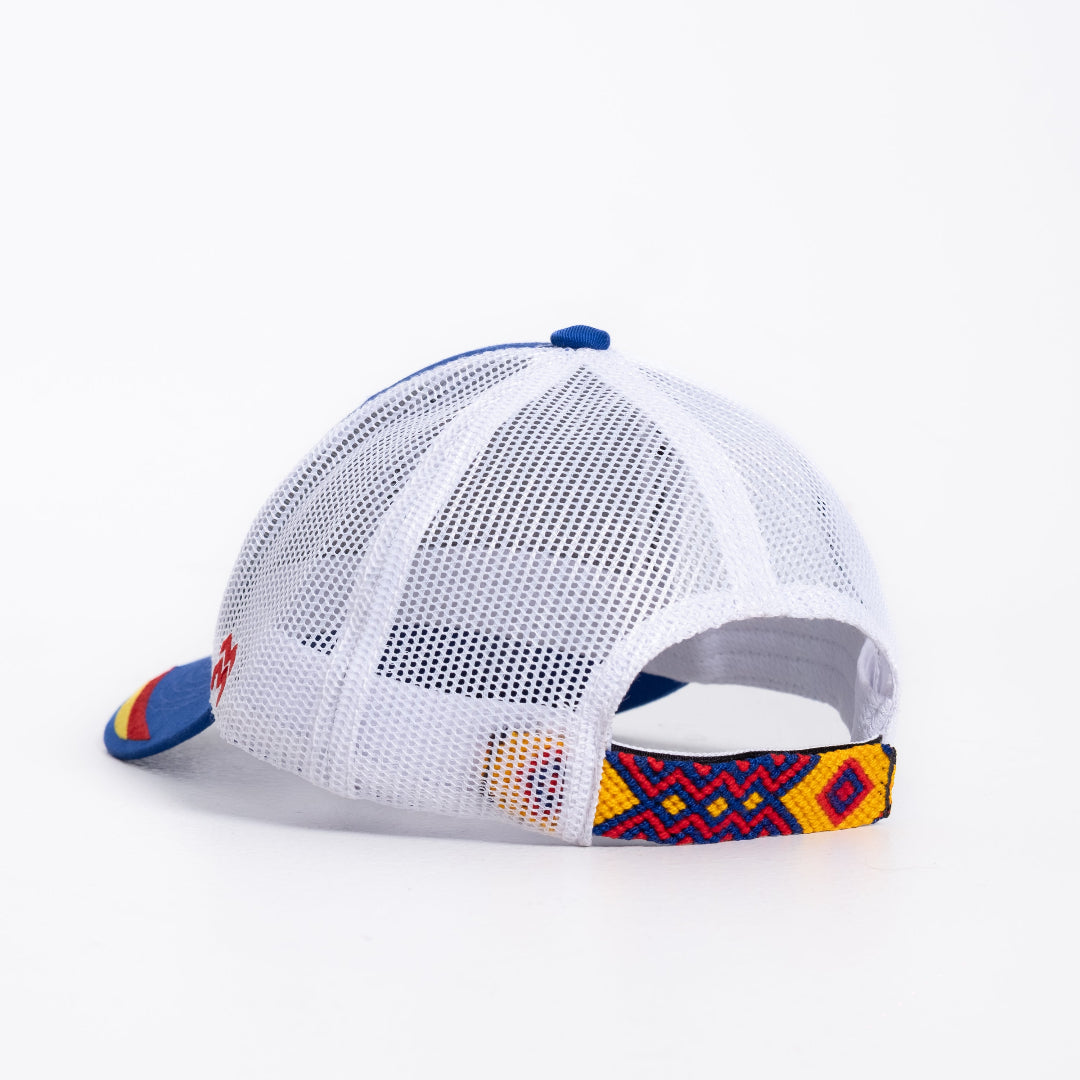 GORRA TRUCKER LA TRIBUNA AZUL - FRENTE DURO