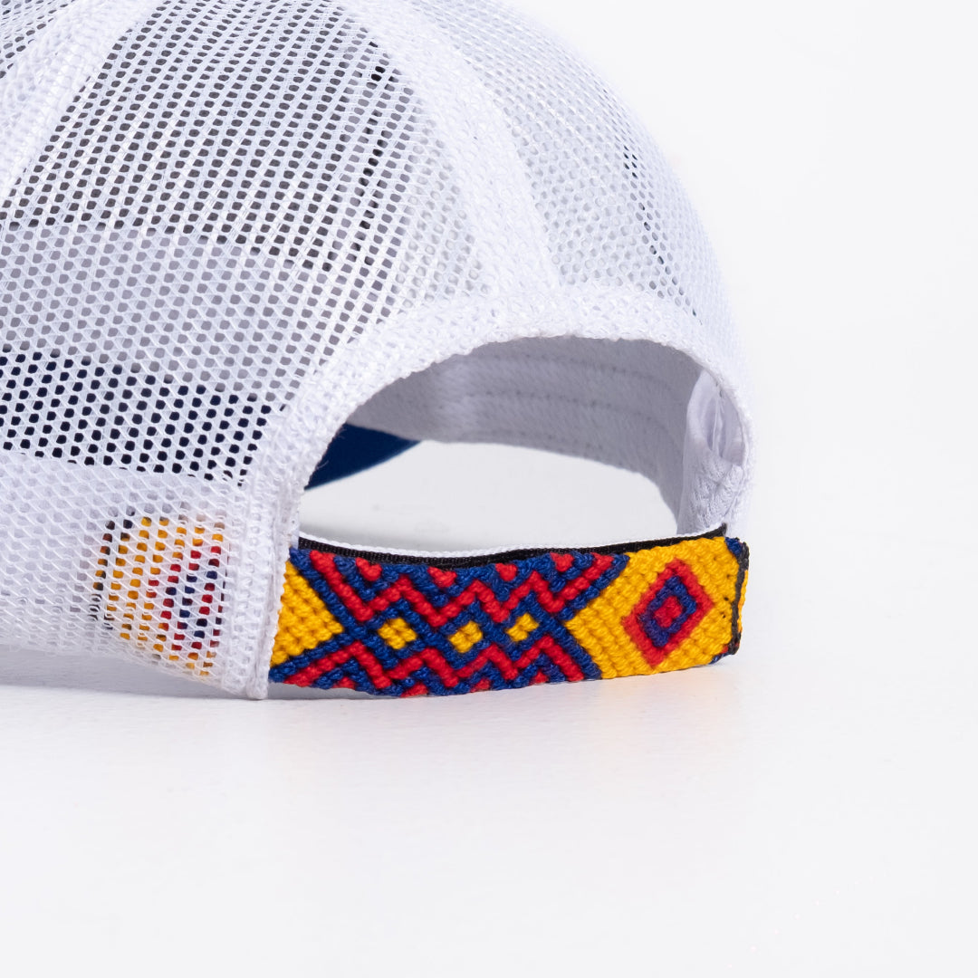 GORRA TRUCKER LA TRIBUNA AZUL - FRENTE DURO