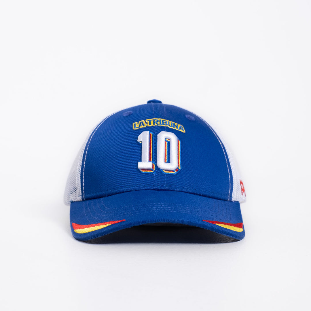 GORRA TRUCKER LA TRIBUNA AZUL - FRENTE DURO