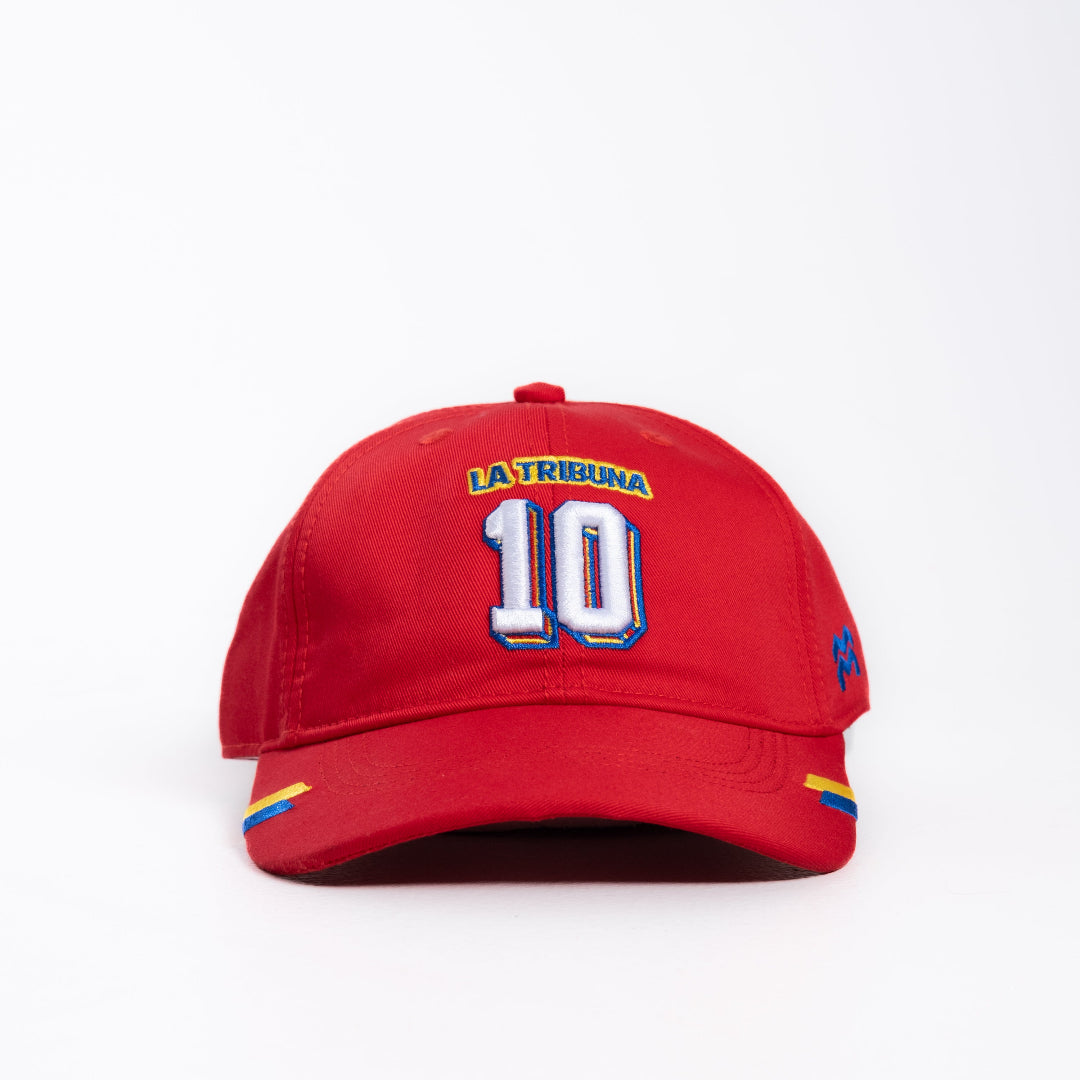 GORRA LA TRIBUNA ROJA - FRENTE BLANDO