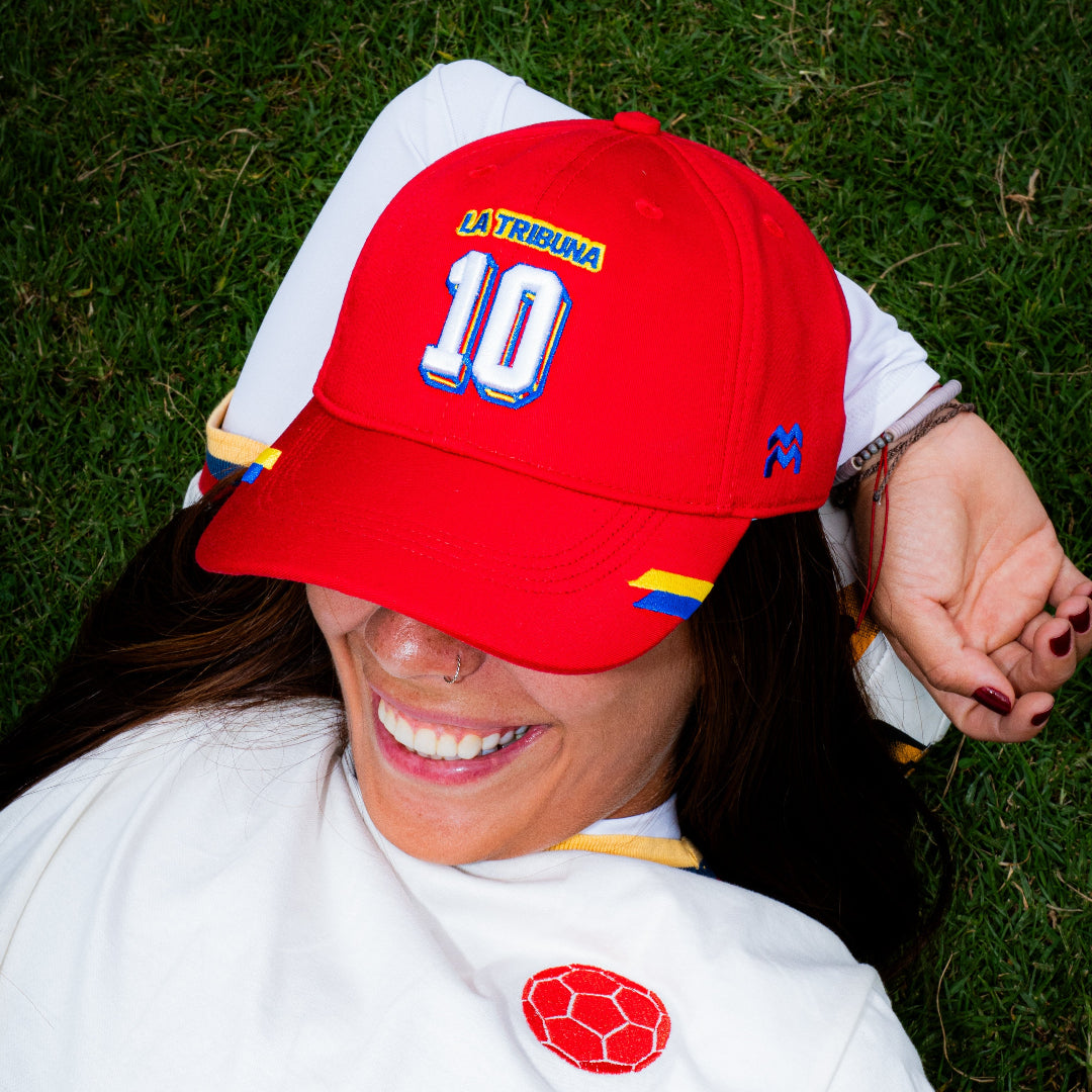 GORRA LA TRIBUNA ROJA - FRENTE BLANDO