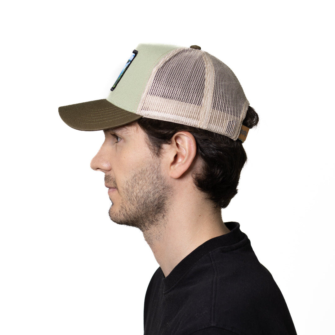 GORRA TRUCKER ESTO ES COLOMBIA LETICIA - FRENTE DURO