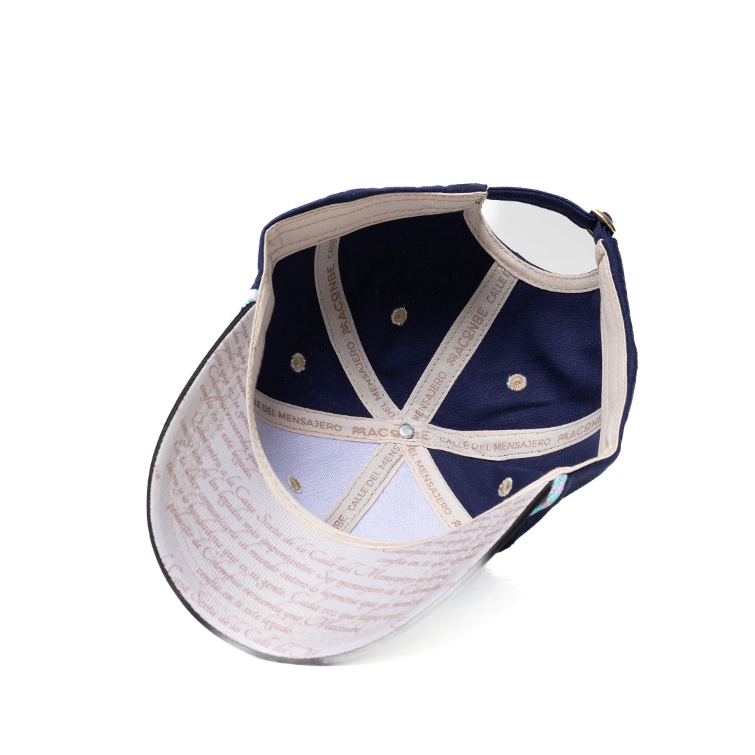 GORRA MENSAJEROS ESTAMPILLA ROJO - FRENTE DURO