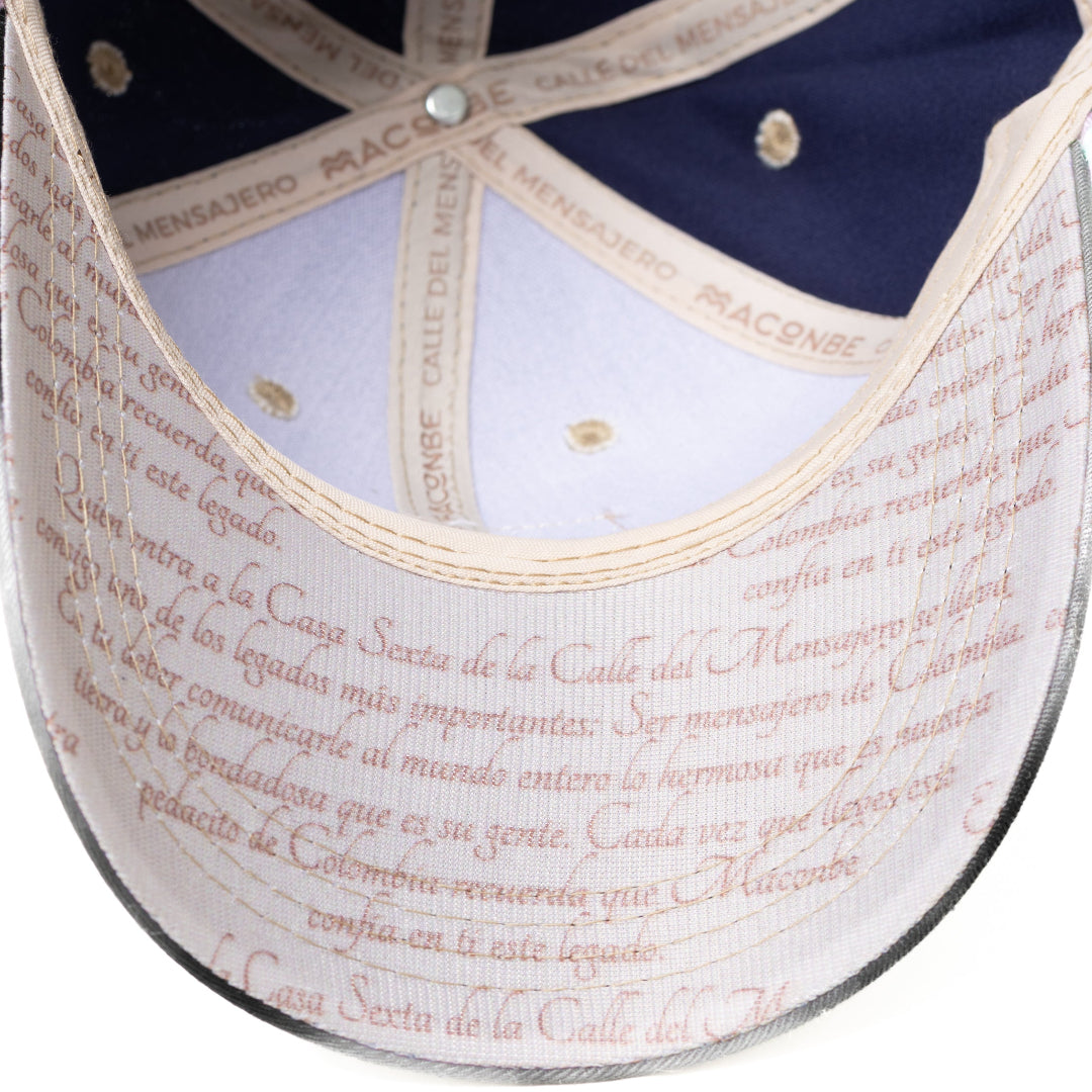 GORRA MENSAJEROS ESTAMPILLA ROJO - FRENTE DURO