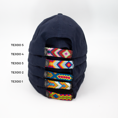 GORRA ORÍGENES AZUL - FRENTE BLANDO