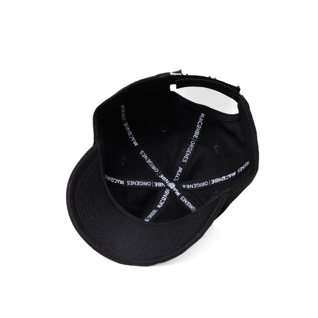 GORRA ORÍGENES NEGRO - FRENTE BLANDO