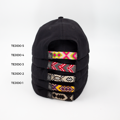 GORRA ORÍGENES NEGRO - FRENTE BLANDO