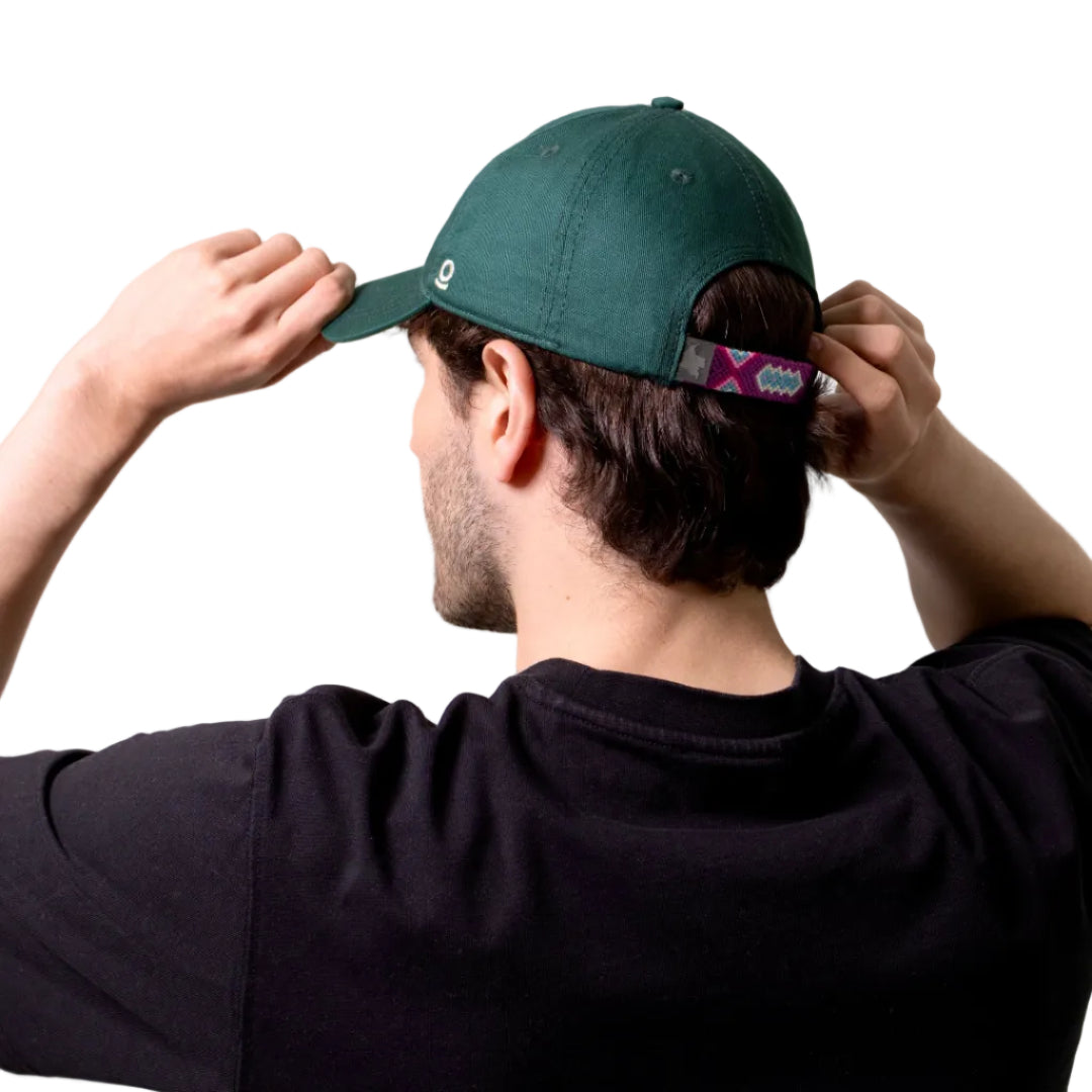 GORRA ORÍGENES VERDE BOTELLA - FRENTE BLANDO