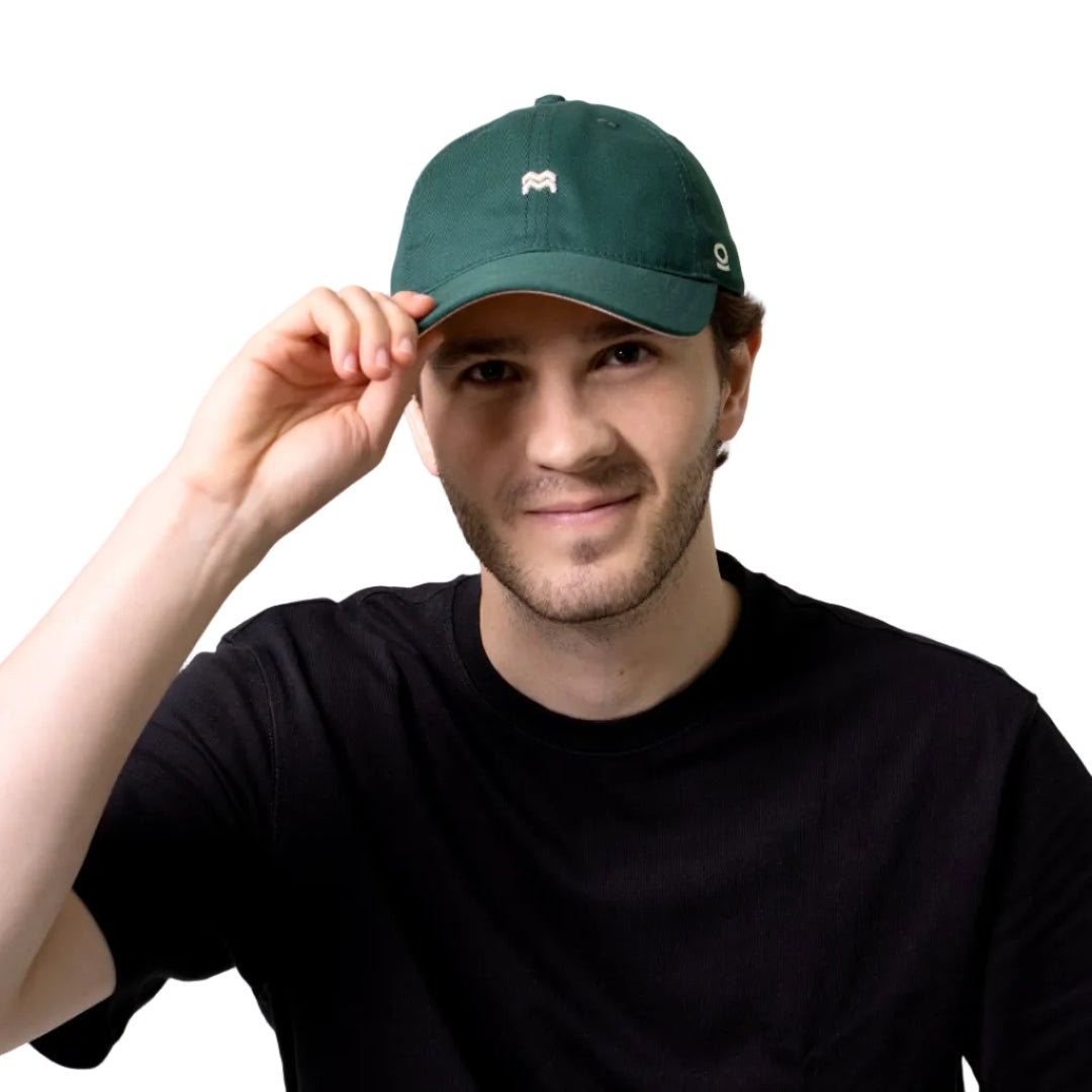 GORRA ORÍGENES VERDE BOTELLA - FRENTE BLANDO