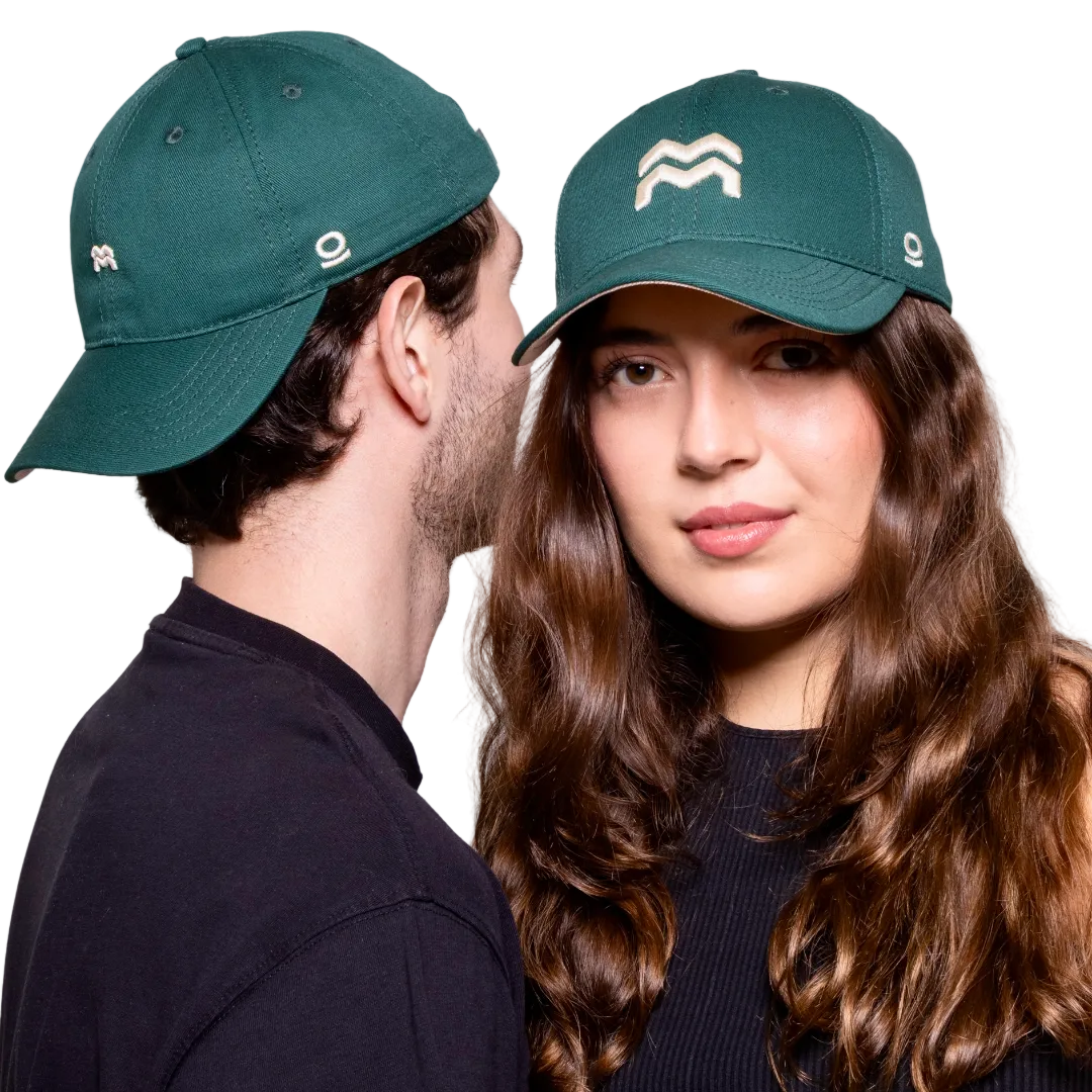 GORRA ORÍGENES VERDE BOTELLA - FRENTE BLANDO