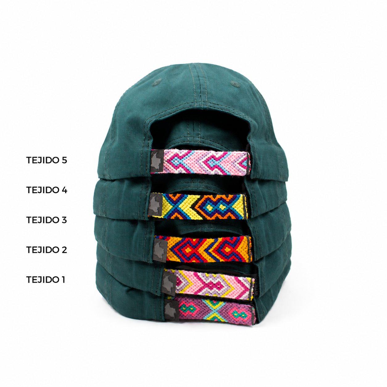 GORRA ORÍGENES VERDE BOTELLA - FRENTE BLANDO