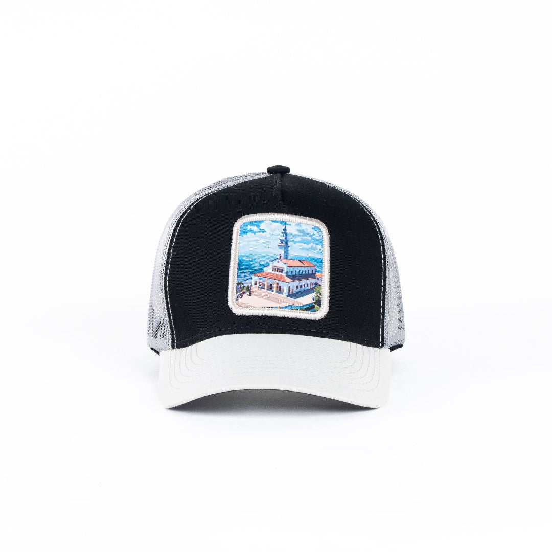 GORRA TRUCKER ESTO ES COLOMBIA MONSERRATE - FRENTE DURO