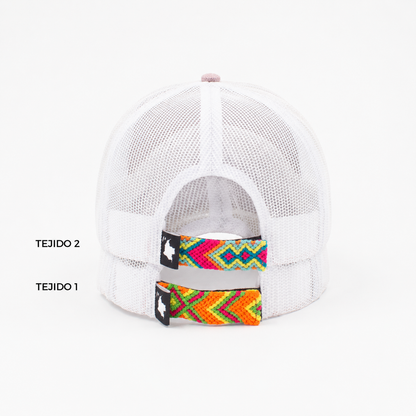GORRA TRUCKER ORÍGENES PALO ROSA - FRENTE DURO