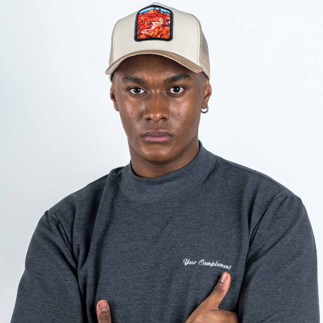 GORRA TRUCKER ESTO ES COLOMBIA TATACOA - FRENTE DURO