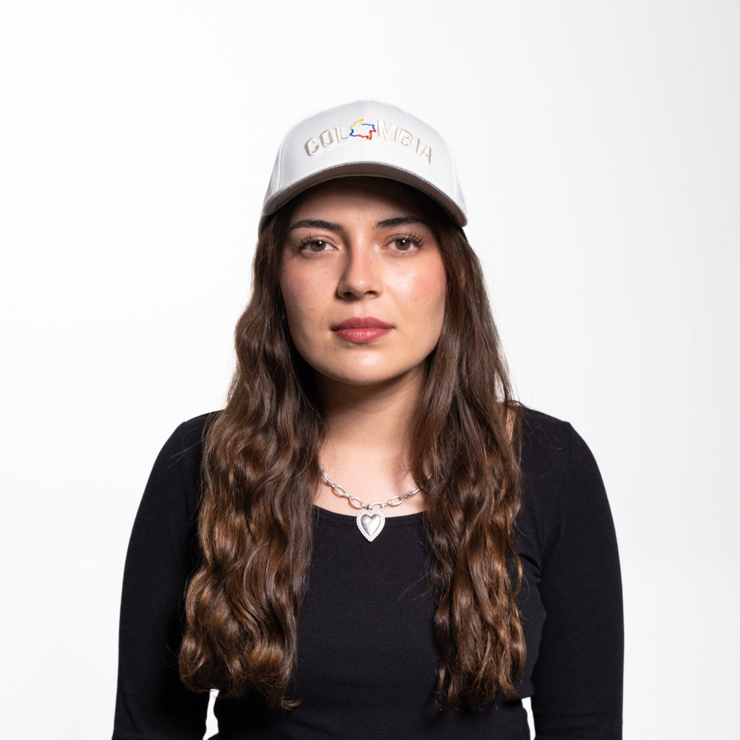 GORRA TIERRA QUERIDA BLANCO - FRENTE DURO